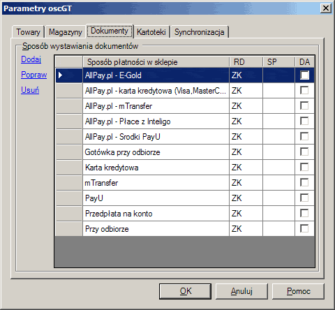 Parametry - Dokumenty Parametry - Dokumenty